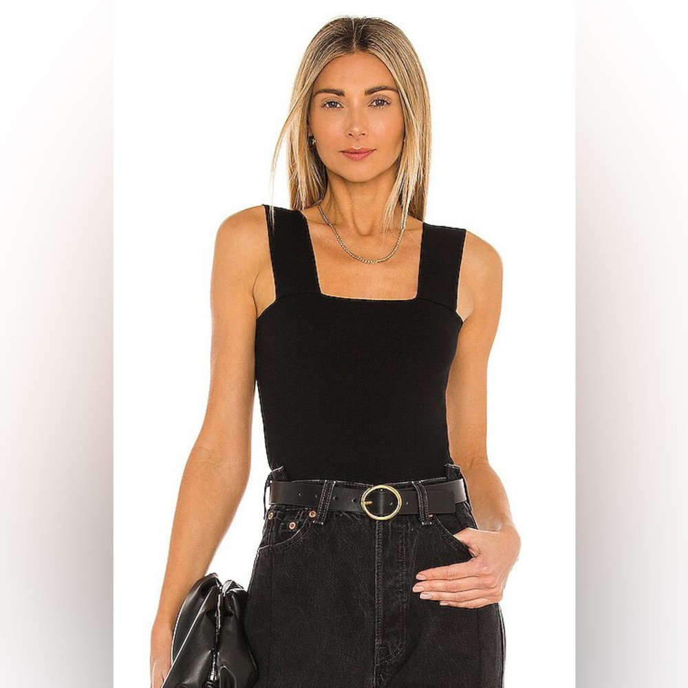 Wide Strap Square Neck Tank